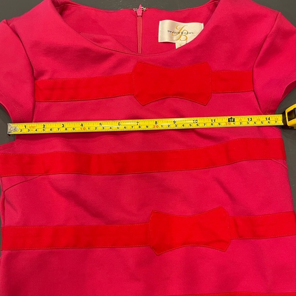 Juli Brown Hot Pink Dress